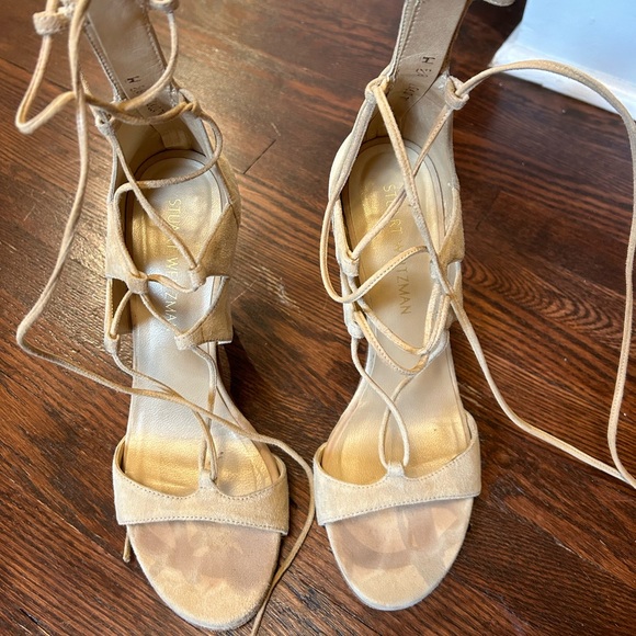 Stuart Weitzman tie up sandals - Picture 2 of 7